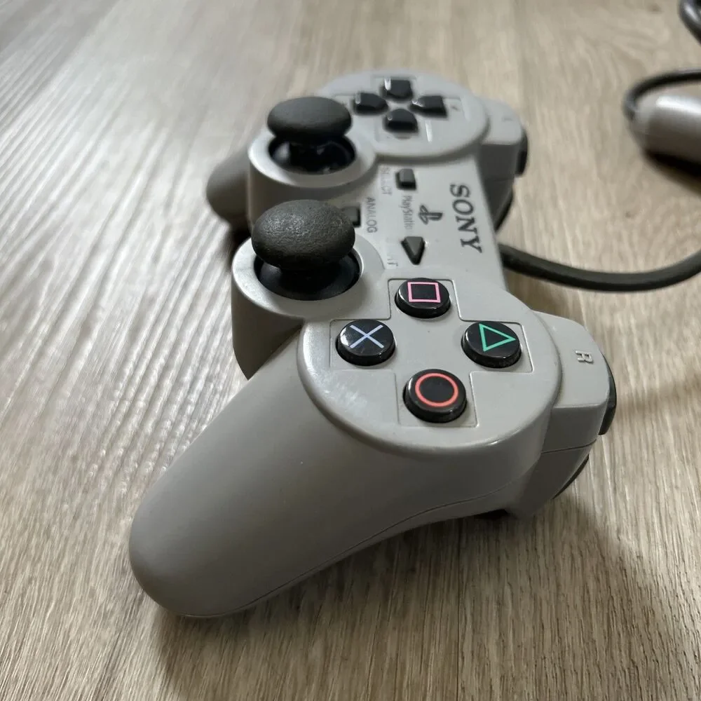 Official Sony PS1 Controller OEM PlayStation 1 DualShock Analog Tested SCPH-1200
